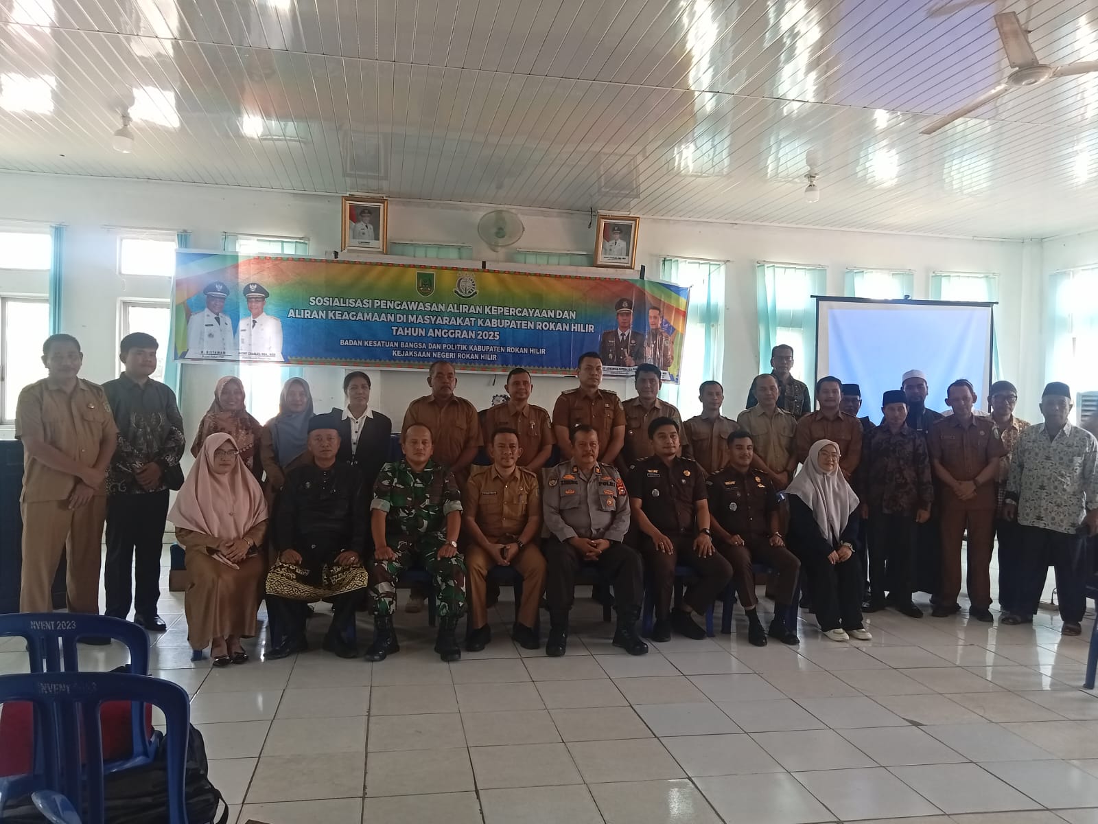 Sosialisasi pengawasan aliran kepercayaan dan aliran keagamaan dimasyarakat kabupaten Rokan hilir !!!